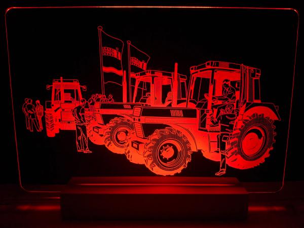 CASE IH Ausstellung LED Schild